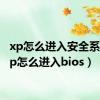 xp怎么进入安全系统（xp怎么进入bios）