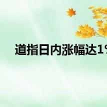 道指日内涨幅达1%