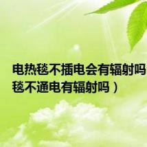 电热毯不插电会有辐射吗(电热毯不通电有辐射吗)