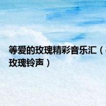 等爱的玫瑰精彩音乐汇(等爱的玫瑰铃声)