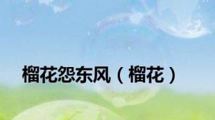 榴花怨东风（榴花）