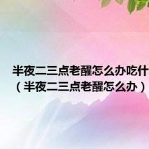 半夜二三点老醒怎么办吃什么药啊(半夜二三点老醒怎么办)