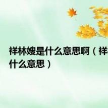祥林嫂是什么意思啊(祥林嫂是什么意思)
