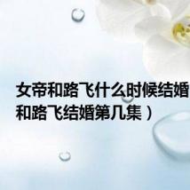 女帝和路飞什么时候结婚(女帝和路飞结婚第几集)