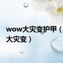 wow大灾变护甲(wow大灾变)