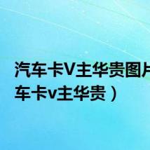 汽车卡V主华贵图片(汽车卡v主华贵)