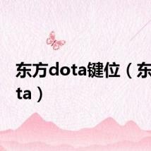 东方dota键位(东方dota)