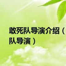 敢死队导演介绍（敢死队导演）