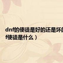 dnf的使徒是好的还是坏的(dnf使徒是什么)