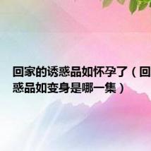 回家的诱惑品如怀孕了(回家的诱惑品如变身是哪一集)
