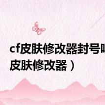 cf皮肤修改器封号吗(cf皮肤修改器)