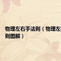 物理左右手法则(物理左右手定则图解)