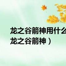 龙之谷箭神用什么弓（龙之谷箭神）