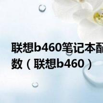 联想b460笔记本配置参数(联想b460)
