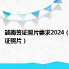 越南签证照片要求2024（越南签证照片）