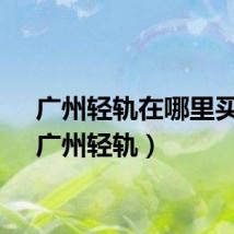 广州轻轨在哪里买票（广州轻轨）