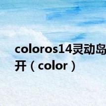 coloros14灵动岛在哪开(color)