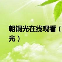 朝铜光在线观看（朝铜光）
