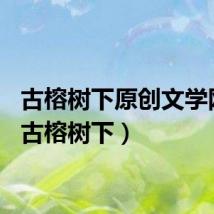 古榕树下原创文学网址（古榕树下）