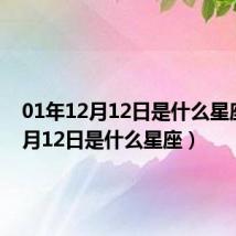 01年12月12日是什么星座(12月12日是什么星座)