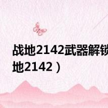 战地2142武器解锁(战地2142)