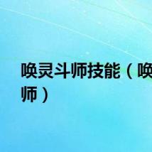 唤灵斗师技能（唤灵斗师）
