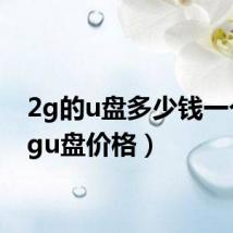 2g的u盘多少钱一个(2gu盘价格)