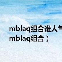 mblaq组合谁人气最(mblaq组合)