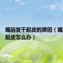 嘴唇发干起皮的原因(嘴唇发干起皮怎么办)