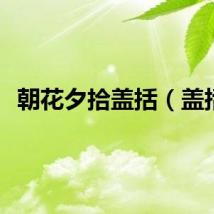朝花夕拾盖括（盖括）