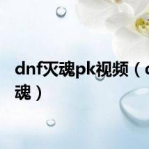dnf灭魂pk视频(dnf灭魂)