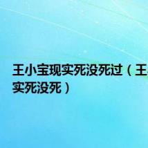 王小宝现实死没死过(王小宝现实死没死)