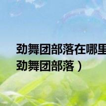 劲舞团部落在哪里看（劲舞团部落）