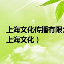 上海文化传播有限公司（上海文化）
