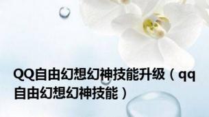 QQ自由幻想幻神技能升级（qq自由幻想幻神技能）