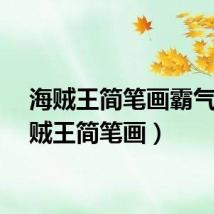 海贼王简笔画霸气（海贼王简笔画）