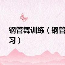钢管舞训练（钢管舞学习）