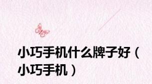小巧手机什么牌子好（小巧手机）