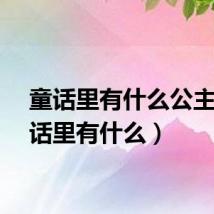 童话里有什么公主（童话里有什么）