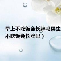 早上不吃饭会长胖吗男生(早上不吃饭会长胖吗)