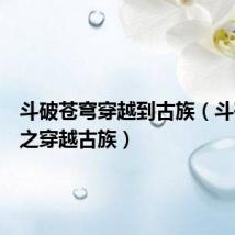 斗破苍穹穿越到古族(斗破苍穹之穿越古族)
