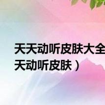 天天动听皮肤大全（天天动听皮肤）