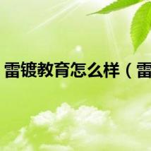 雷镀教育怎么样（雷镀）