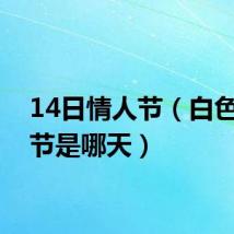 14日情人节（白色情人节是哪天）