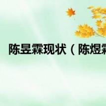 陈昱霖现状（陈煜霖）