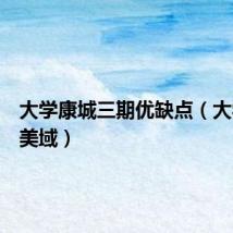 大学康城三期优缺点（大学康城美域）