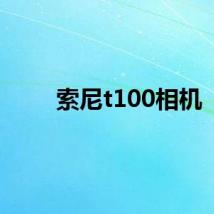 索尼t100相机