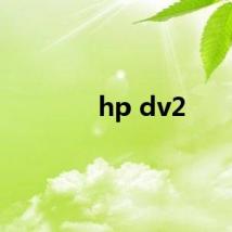 hp dv2