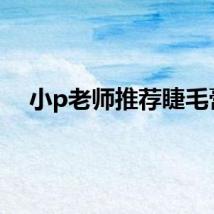 小p老师推荐睫毛膏