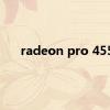radeon pro 455
